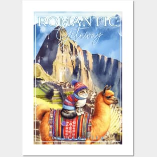 Romantic Getaway Cat Calico Life 3DC Posters and Art